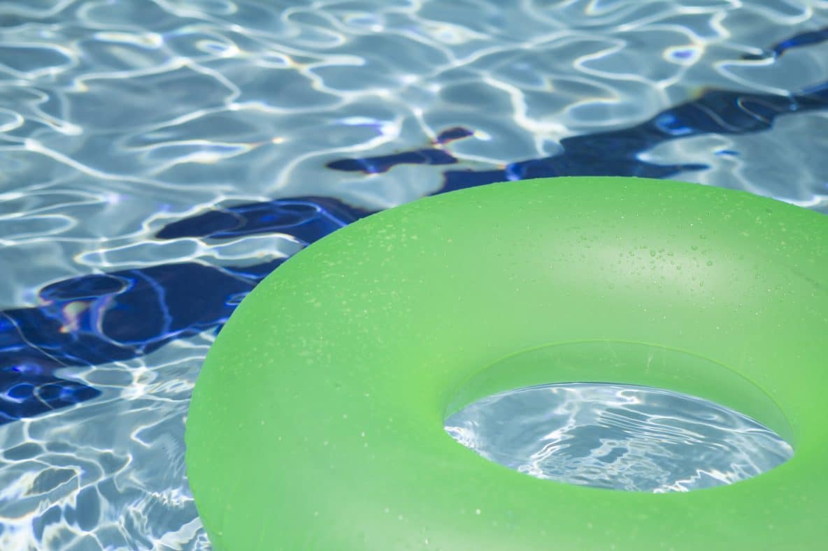 green pool donut